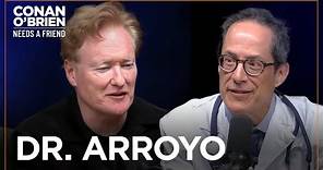 Conan Has A Post-"Hot Ones" Check Up With Dr. Arroyo | Conan O'Brien Needs A Fan