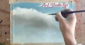 Cloud Painting Techniques for Painting (Realistic) Clouds [in Action]