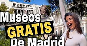 😱💥MEJORES MUSEOS de MADRID GRATIS!!!🇪🇸 / @ANDREAH