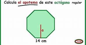 Apotema de un Octógono regular