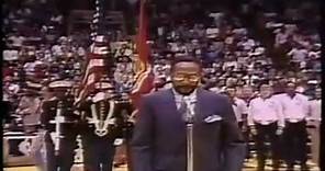 Marvin Gaye Sings the United States National Anthem at the 1983 NBA Allstar Game