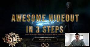 How to import Hideouts in Path of Exile! 3 steps to having an amazing hideout! Lets get a new home!