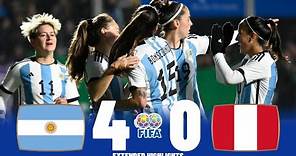 Argentina vs Peru | Highlights | Women's International Friendly 15-07-2023