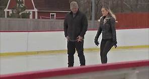Downers Grove dad builds massive backyard ice rink for his kids