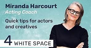 Miranda Harcourt Quick Tips: 4/14 - White Space