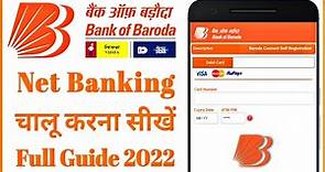 Bank Of Baroda Net Banking User Id Kaise Banaye | BOB Net Banking Online Registration 2022