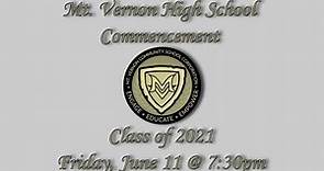 Mt Vernon Graduation Commencement Ceremony