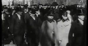 GERMANY: Funeral of Ex-Kaiserin of Germany - former Empress Augusta Victoria - at Potsdam (1921)