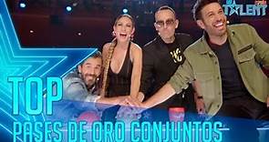 Los PASES DE ORO CONJUNTOS más IMPACTANTES | Got Talent España