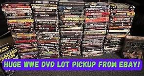 Huge WWE DVD Lot Pickup from Ebay