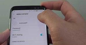 Samsung Galaxy S8: How to Setup Mobile Hotspot and Tethering