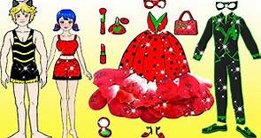 Vestir Muñecas De Papel | Let's Make Beautiful Dresses For Ladybug Dating | Woa Doll En Spanish