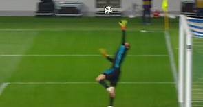 See flying double-save from Anton Shunin