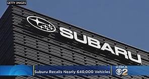Subaru Recalls Nearly 640K Vehicles To Fix Stalling Problems