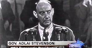 1952 Adlai Stevenson Democratic Convention Acceptance Speech