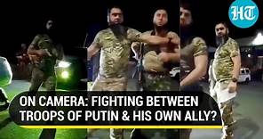 Soldiers Of Putin Loyalist Ramzan Kadyrov Beat Up Russian Troops In Ukraine's Melitopol? Viral Video