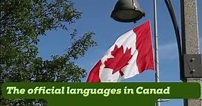 What are the official languages in Canada?