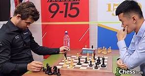 Magnus Carlsen vs. Ding Liren | Narración de ajedrez blitz en tiempo real