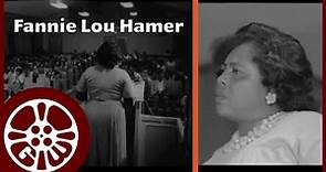 Fannie Lou Hamer Speaks to a Church Congregation in 1967