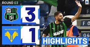 Sassuolo-Verona 3-1 | Berardi back with a bang: Goals & Highlights | Serie A 2023/24