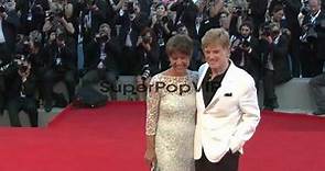 Robert Redford and Sibylle Szaggars at 'The Company You K...