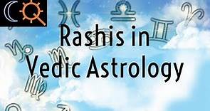 Rashis or Zodiac Signs in Vedic Astrology