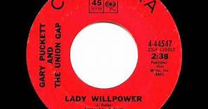 1968 HITS ARCHIVE: Lady Willpower - Gary Puckett & the Union Gap (a #1 record--mono 45)