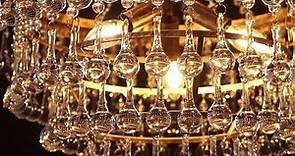Tochic Bronze French Empire Crystal Chandelier