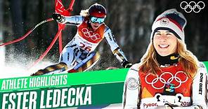 🇨🇿 Every Gold Medal Run from Ester Ledecka at the Olympics!🥇⛷