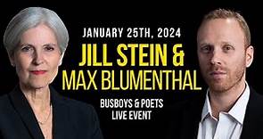 Dr. Jill Stein in conversation with Max Blumenthal | Live Event at Busboys and Poets