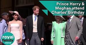Duke and Duchess of Sussex, Prince Harry and Meghan, attend Prince Charles' 70th birthday