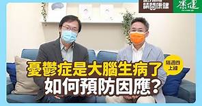 請問康健》憂鬱症是大腦生病了 如何預防因應？｜康健雜誌