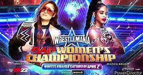 WWE WrestleMania 38 Official and Full Match Cards