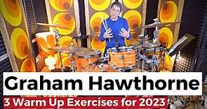 3 Intermediate Drum Set Warmups for 2023 with Graham Hawthorne