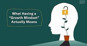What Having a "Growth Mindset" Actually Means