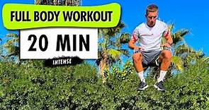 FULL BODY WORKOUT For Football Players | 20 Min Intense | BODYWEIGHT | Improve Your Strength