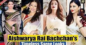 Stunning Aishwarya Rai Bachchan's All ICONIC Saree Looks