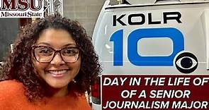 DAY IN THE LIFE OF A SENIOR BROADCAST JOURNALISM MAJOR | MSU 2023
