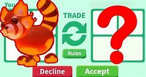Trading NEW Toasty Red Panda In Adopt Me