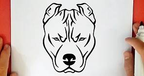 HOW TO DRAW A PITBULL