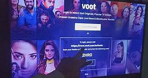 How to activate or login voot app with code on smart tv 2021