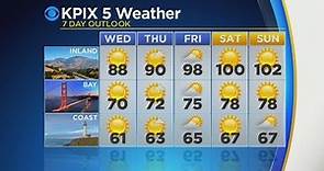 TODAY'S WEATHER: The latest from the KPIX 5 weather team