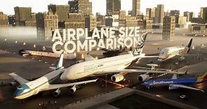 AIRPLANE Size Comparison | 3D