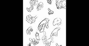 a quick hand tutorial for sonic the hedgehog hands