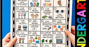 Kindergarten Goal Chart - FREEBIE — Keeping My Kiddo Busy