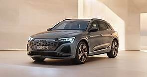 The new, fully electric Audi Q8 e-tron models