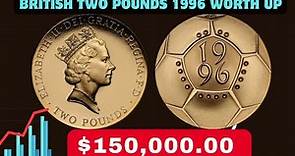 UK Elizabeth two pound coin 1996
