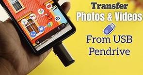 How to Transfer Photos and Videos from USB Drive to Android! [Easily]