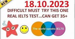 🎤🎧 REAL NEW BRITISH COUNCIL IELTS LISTENING PRACTICE TEST 2023 WITH ANSWERS - 18.10.2023