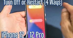iPhone 12: How to Turn Off or Restart (4 Ways)